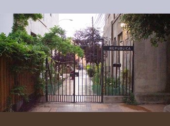 CompartoDepto CL - Residencial Parque República: Vive cómodo y seguro en el corazón del Barrio Universitario, Santiago - CH$240.000 por mes