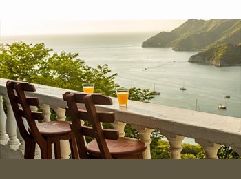 CompartoApto CO - Habitación privada con aire acondicionado, wifi de 450MB y vista al mar, Santa Marta - COP$ 1.900.000 por mes