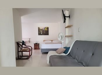 CompartoApto CO - Apartaestudio | 15 min Metro Poblado | Balcón + Cocina + Baño privado, Medellín - COP$ 2.500.000 por mes