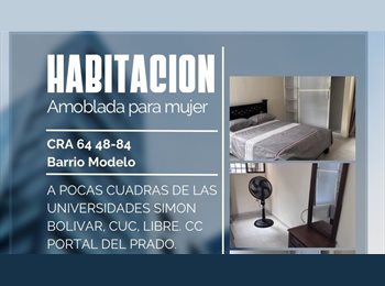 CompartoApto CO - Alquiler de habitación cerca a universidades, Galapa - COP$ 800.000 por mes