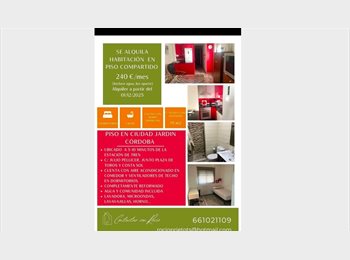 Roomgo ES - Alquiler de habitación en piso compartido, Córdoba - 240 € por mes