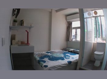 Roomgo HK - Single Furnished Room with Private Bathroom at Tsim Sha Tsui, Tsim Sha Tsui - HKD7,000 pcm