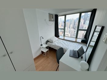 Roomgo HK - Furnished Room with an incredible city view in Sheung Wan - From a Month, Sheung Wan - HKD12,900 pcm