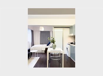 Roomgo HK - Spacious Furnished Studio in Central - From a Month, Sheung Wan - HKD23,900 pcm