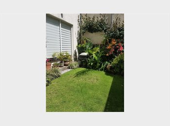 Roomgo MX - Alegre y cómoda habitación con vista y salida al jardín., Tlalpan - MX$6,500 por mes