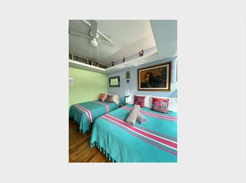 Roomgo MX - HERMOSA Y AMPLIA CON 2 CAMAS QUEEN SIZE/ SUPER VISTA Y BALCON PARQUE LINCOLN POLANQUITO, Miguel Hidalgo - MX$19,900 por mes