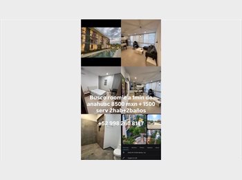 Roomgo MX - Busco roomie, Mérida - MX$10,000 por mes
