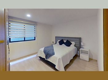 Roomgo MX - Habitación amueblada • Baño privado • ✓, Cuauhtémoc - MX$8,500 por mes