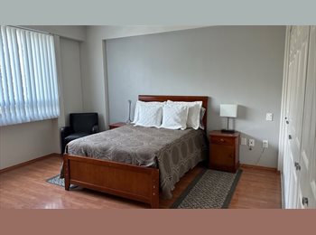 Roomgo MX - Lindas recámaras amuebladas con baño privado y estacionamiento techado, Cuajimalpa de Morelos - MX$9,800 por mes