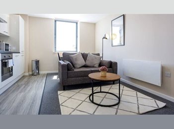 Roomgo UK - A modern and charming 1 bedroom apartment, Salford - £450 pcm