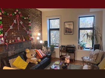 Roomgo US - $1,300 Looking for a sublet to move into our beautiful Bed-Stuy apartment Dec, Bedford-Stuyvesant - $1,300 pm