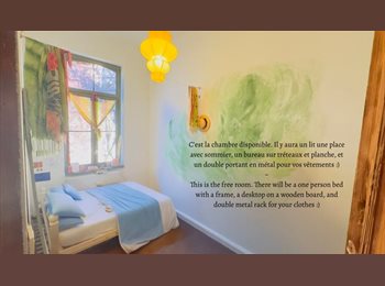 Appartager BE - Sous-location de 3 mois – chambre lumineuse à Molenbeek, côté Ribaucourt. 550€ TTC, Molenbeek Saint Jean - Sint Jans Molenbeek - 550 € pm