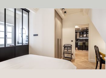 Appartager BE - Chambre meublée dans un appartement lumineux de 130 m² à Ixelles, Belgique pour 500 euros tout compr, Ixelles-Elsene - 500 € pm
