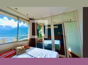 Roomgo BR - Quarto com  vista panoranica para lagoa, Lagoa - R$ 2.600 Por mês