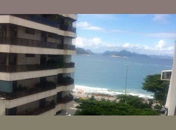 Roomgo BR - SUITE INDIVIDUAL - VISTA MAR, Ipanema - R$ 1.800 Por mês