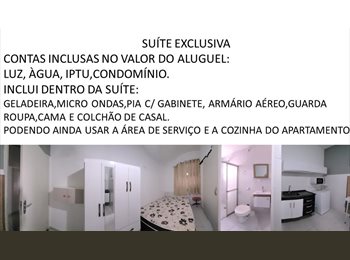 Roomgo BR - SUÍTE EXCLUSIVA, Santa Cecilia - R$ 1.690 Por mês