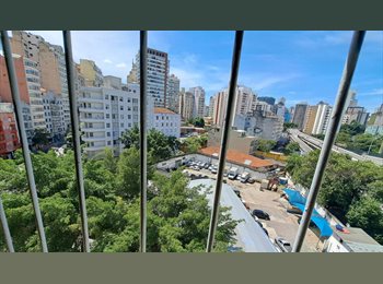 Roomgo BR - Apto em frente o metrô Sta Cecilia 1 mês de depósito, Santa Cecilia - R$ 2.500 Por mês