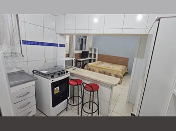 Roomgo BR - KIT NET P/ SOLTEIRO, Liberdade - R$ 1.600 Por mês