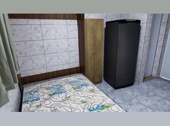 Roomgo BR - Alugo kitnet mobiliada despesas inclusas ótima localização tranquilidade segurança custo beneficio t, São Caetano do Sul - R$ 1.200 Por mês