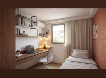 Roomgo BR - Quarto em apt novo perto da UFMG com AR CONDICIONADO, Belo Horizonte - R$ 1.200 Por mês