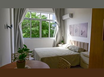 Roomgo BR - Studio reformado e mobiliado no Centro, Santa Teresa - R$ 2.600 Por mês