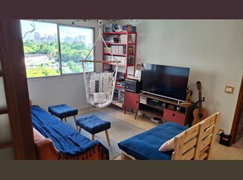 Roomgo BR - QUARTO MOBILIADO COM CAMA DE CASAL - APÊ BEM GRANDE E SUPER GOSTOSO na VILA MARIANA :), Vila Mariana - R$ 1.370 Por mês