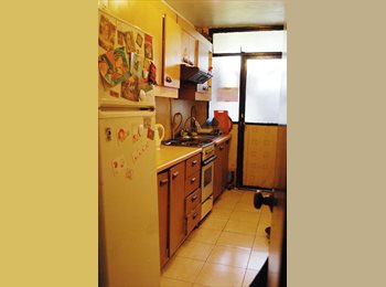 CompartoDepto CL - Pieza Grande en Ñuñoa a Señorita en Hermoso Barrio, Ñuñoa - CH$250.000 por mes