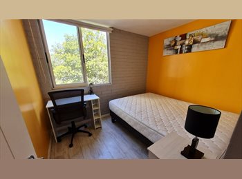 CompartoDepto CL - (desde 31 enero) Cama dos Plazas, metros M. Eyzaguirre y Ñuñoa., Ñuñoa - CH$320.000 por mes