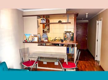 CompartoDepto CL - Depto De 1 Habitación En Santiago Centro - Santa Ana, Santiago Centro - CH$440.000 por mes