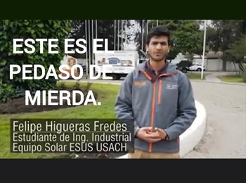 CompartoDepto CL - SI NO QUIERES QUE ÉSTE PARÁSITO DESTRUYA TU CASA NO ARRIENDES A ESTE ENFERMO! PSICÓPATA!, Santiago Centro - CH$100 por mes