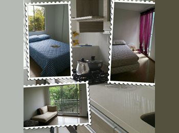 CompartoApto CO - RIVERA DEL VALLE  habitacion doble  con baño amoblada, Medellín - COP$ 480.000 por mes