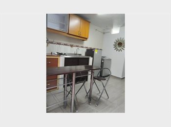 CompartoApto CO - Agradable apartaestudio, amoblado, excelente ubicación, persona sola que trabaje., Medellín - COP$ 1.200.000 por mes