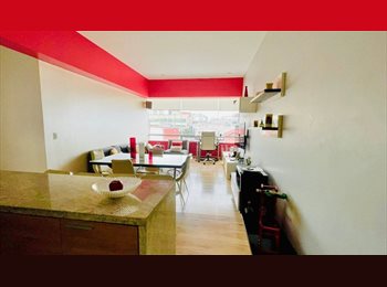 Roomgo MX - RECAMARA   LINDA SUPER COMODA Y MUY SILENCIOSA CON CLOSET MUY GRANDE EN DEPA NUEVO MINIMALISTA ROMA, Cuauhtémoc - MX$10,000 por mes