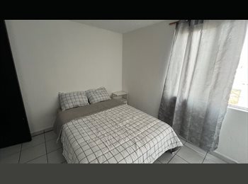 Roomgo MX - Habitacion Disponible en Departamento amueblado, Zapopan - MX$4,900 por mes
