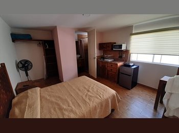 Roomgo MX - Loft Super Ubicado a unas cuadras del Libramiento Norponiente (Cinvestav, Qro) muy cerca de la salid, Querétaro - MX$6,500 por mes