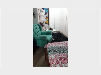 Roomgo BR - Suite master Brooklin Vila Olímpia Itaim Bibi Berrini Faria Lima, Moema - R$ 2.500 Por mês
