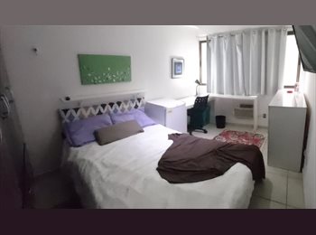 Roomgo BR - CASA MIA 407 - Quarto Individual grande, Maracanã - R$ 1.980 Por mês