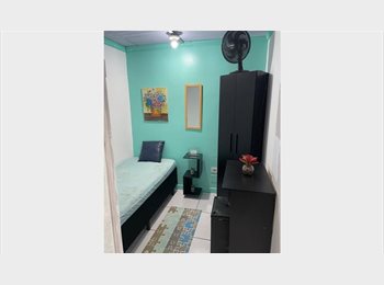 Roomgo BR - Quarto individual Sta Cecilia prox. ao metrô, Santa Cecilia - R$ 850 Por mês