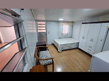 Roomgo BR - KIT NET P/ SOLTEIRO, Liberdade - R$ 1.450 Por mês