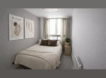 CompartoDepto CL - Habitación con baño privado y gran vista – ¡Todo incluido en el centro!, Santiago Centro - CH$290.000 por mes