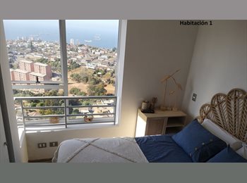 CompartoDepto CL - Habitación Principal con Baño Privado. Para estudiantes., Valparaíso - CH$350.000 por mes