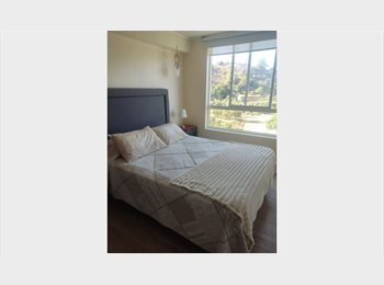 CompartoDepto CL - Depto. amoblado con baño privado en suit, Villa Alemana - CH$350.000 por mes