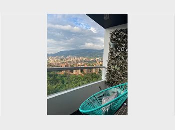CompartoApto CO - Hermosa Habitacion Doble con Vista en Envigado, Envigado - COP$ 2.000.000 por mes