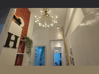 Roomgo HK - No agent fee. New shared apartment with Duplex bedrooms and private platform garden Mixed Gender, Lai Chi Kok - HKD5,200 pcm