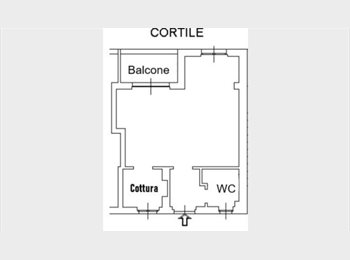 Roomgo IT - Grande Monolocale x studenti città studi tutto incluso, Pta Romana - Forlanini - Lodi - 1.100 € al mese
