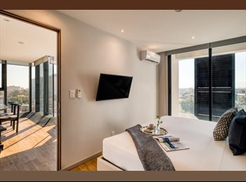 Roomgo MX - Mexico City - 1BR Iluminado, Cuauhtémoc - MX$101,556 por mes