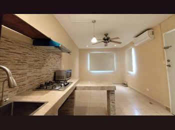 Roomgo MX - Hermosa Habitación independiente con servicios incluidos (luz, gas, agua e internet), Monterrey - MX$8,500 por mes