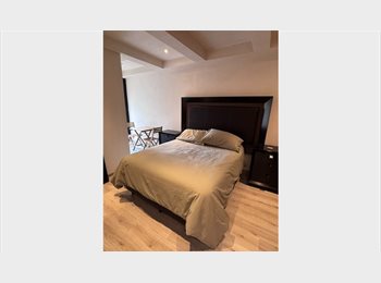 Roomgo MX - Cuarto luminoso con baño privado y balcon, Cuauhtémoc - MX$10,000 por mes