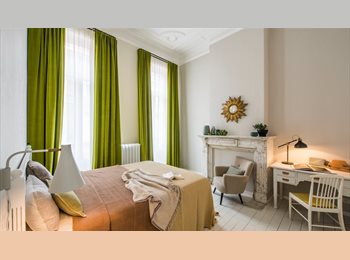 Appartager BE - Chambre splendide avec balcon privé ensoleillé, Saint Gilles Sint Gillis - 1.200 € pm
