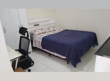 Roomgo BR - Suite individual 6 proximo Aeroporto Congonhas, Jabaquara - R$ 1.400 Por mês
